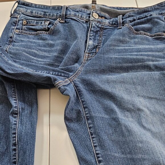 Torrid Jeans Women 12 Tall Blue Perfect Wide Leg Vintage Stretch Denim Grunge - Picture 11 of 16